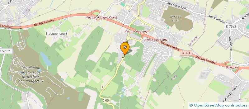 localisation de l'entreprise VALETOF  HERSIN-COUPIGNY