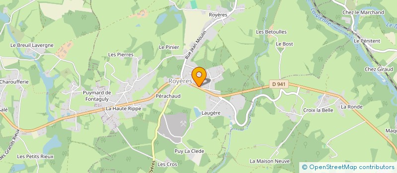 localisation de l'entreprise VALETOUT à ROYERES