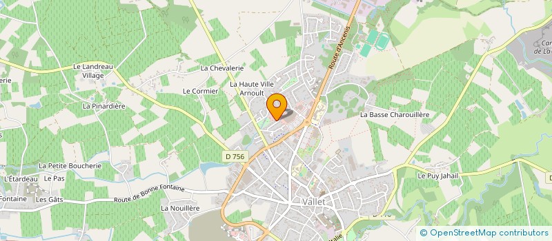 localisation de l'entreprise VALETTE à VALLET