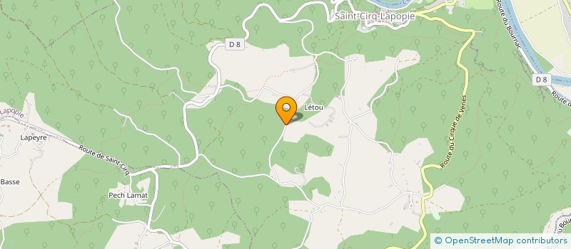 localisation de l'entreprise VALETTE  SAINT-CIRQ-LAPOPIE