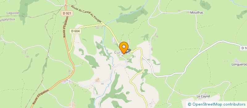 localisation de l'entreprise VALETTE ALIGOT INVEST  LAGUIOLE