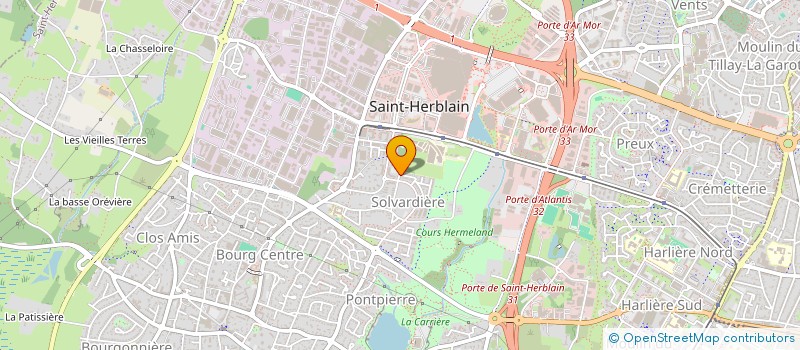 localisation de l'entreprise VALETTE C&J  SAINT-HERBLAIN