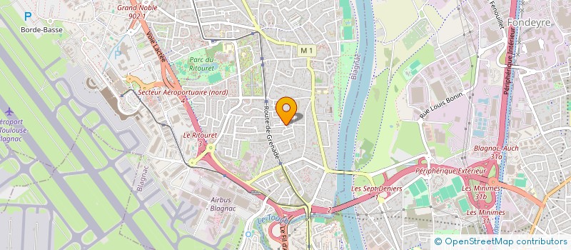 localisation de l'entreprise VALETTE / CLEMENT INDIVISION à BLAGNAC