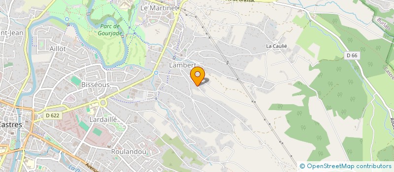 localisation de l'entreprise VALETTE / SABY  CASTRES