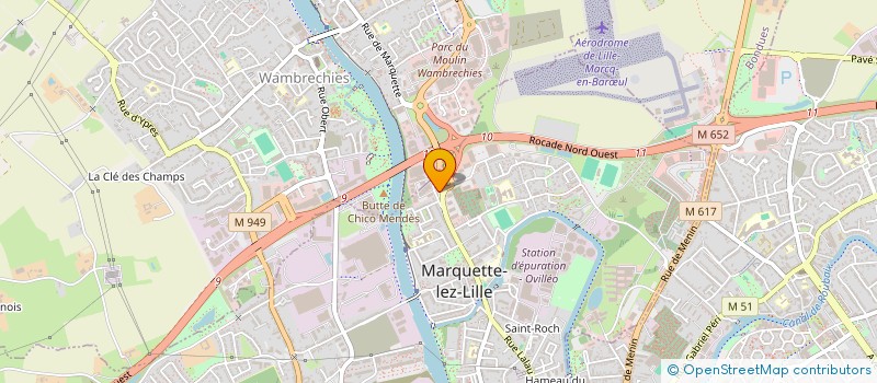 localisation de l'entreprise VALETUDO  MARQUETTE-LEZ-LILLE