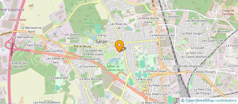 localisation de l'entreprise VALEUR à SARAN