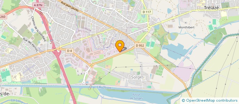 localisation de l'entreprise VALEUR AJOUTEE EXPERTISES SERVICES (VAE SERVICES)  LES PONTS-DE-CE