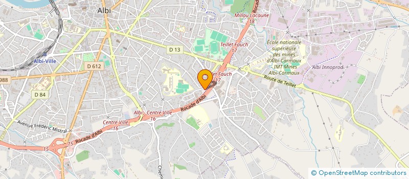 localisation de l'entreprise VALEUR COMBAT PASSION à ALBI