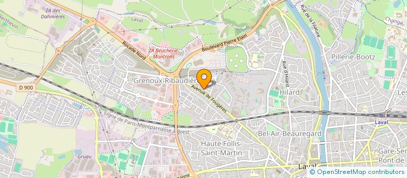 localisation de l'entreprise VALEUR FORMATION à LAVAL