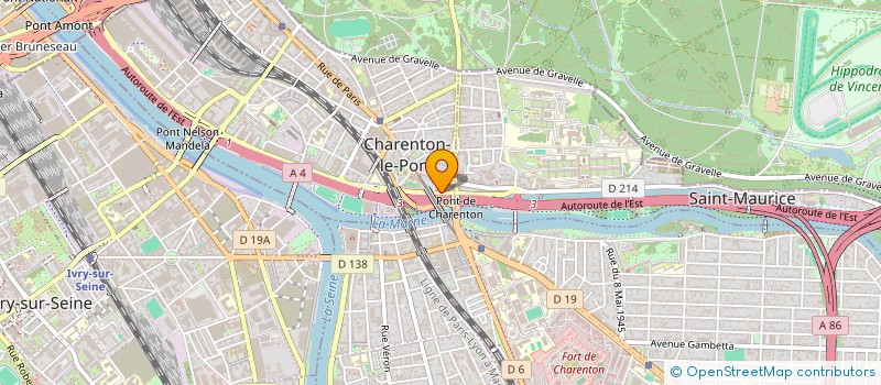 localisation de l'entreprise VALEUR HABITAT  CHARENTON-LE-PONT