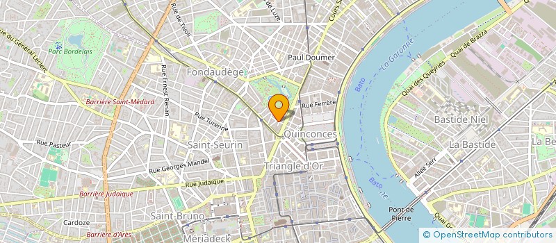 localisation de l'entreprise VALEUR PIERRE TRANSACTION  BORDEAUX