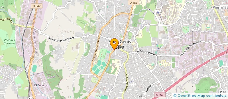 localisation de l'entreprise VALEUR PME-CONSULTING à SAINT-GENIS-LAVAL