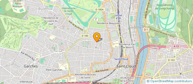 localisation de l'entreprise VALEUR & RESPECT DU PATRIMOINE à SAINT-CLOUD