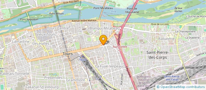 localisation de l'entreprise VALEUREUX SPV  TOURS