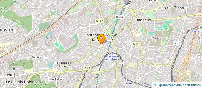 localisation de l'entreprise VALEURS D'AFRIQUE à FONTENAY-AUX-ROSES
