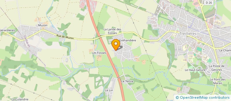 localisation de l'entreprise VALEURS ET COMMUNICATION  TREILLIERES