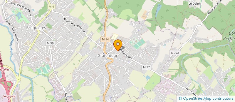 localisation de l'entreprise VALEURS ET SPIRITUALITES MUSULMANES DE FRANCE -TOULOUSE  GRATENTOUR