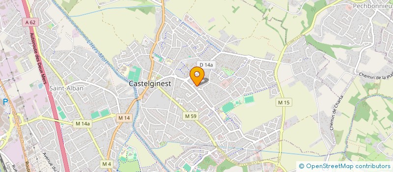 localisation de l'entreprise VALEURS FAMILIALES  CASTELGINEST