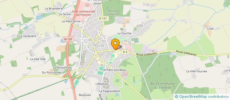 localisation de l'entreprise VALEURS HABITAT à NOZAY