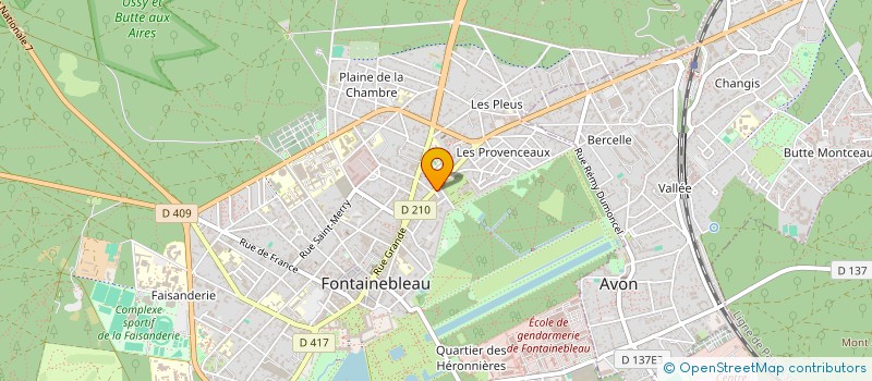 localisation de l'entreprise VALEURS INVESTISSEMENTS PATRIMOINE à FONTAINEBLEAU