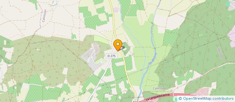 localisation de l'entreprise VALEURS OCCITANES  CALVISSON