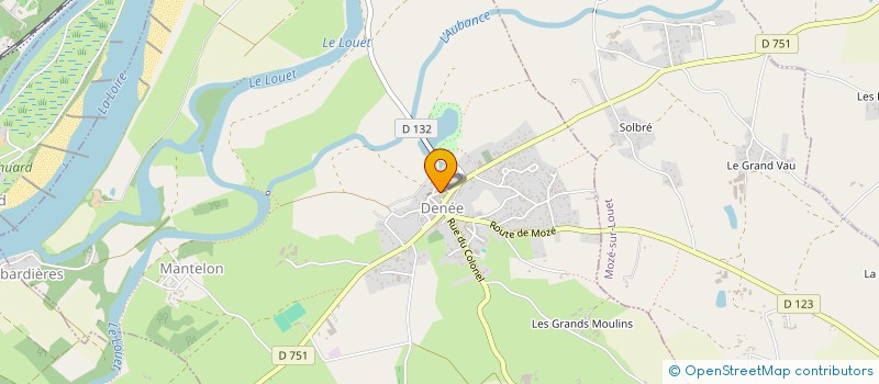 localisation de l'entreprise VALEURS PARTAGEES  DENEE