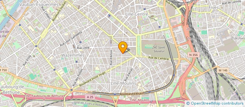 localisation de l'entreprise VALEURS & VALEUR CONSEIL à LILLE