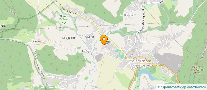 localisation de l'entreprise VALEURSENS  LES ABRETS EN DAUPHINE