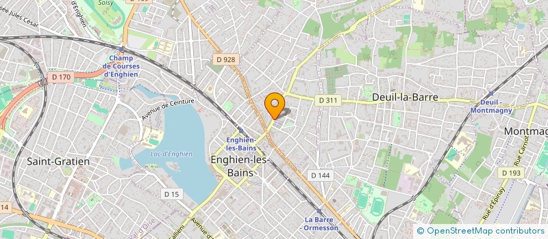 localisation de l'entreprise VALEVA  MONTMORENCY