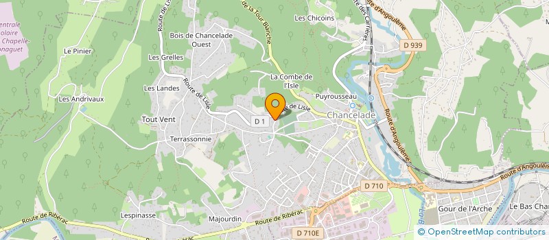 localisation de l'entreprise VALEX  CHANCELADE