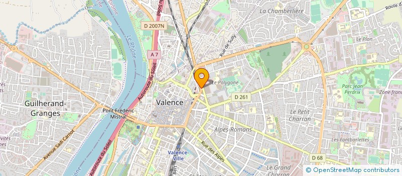 localisation de l'entreprise VALEX à VALENCE