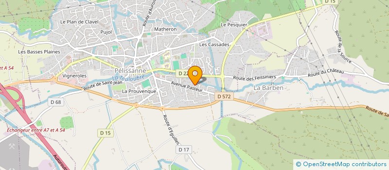 localisation de l'entreprise VALEX  PELISSANNE