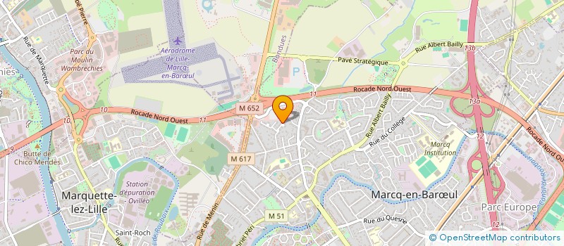 localisation de l'entreprise VALEX à MARCQ-EN-BARŒUL