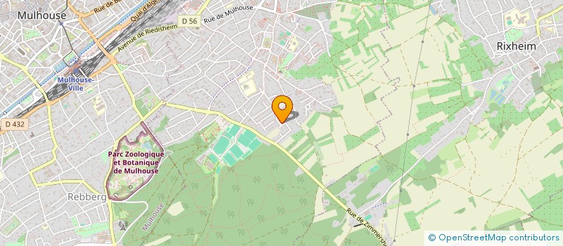 localisation de l'entreprise VALEX  RIEDISHEIM