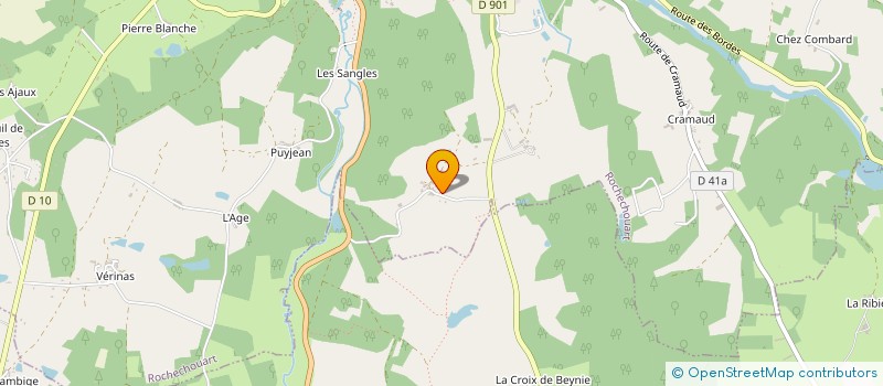 localisation de l'entreprise VALEX  ROCHECHOUART