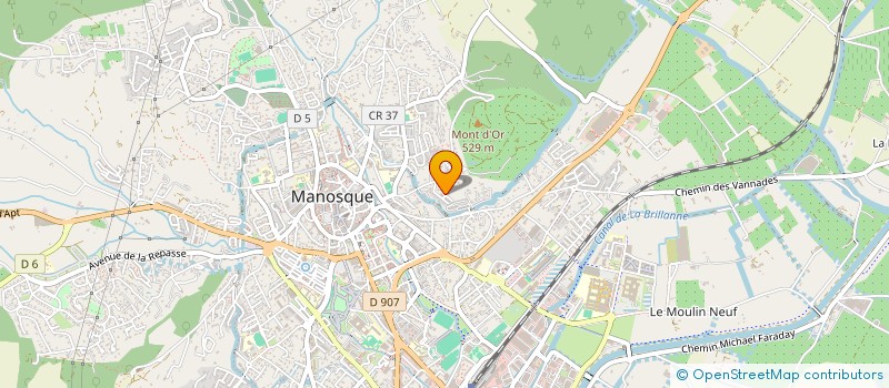 localisation de l'entreprise VALEX à MANOSQUE