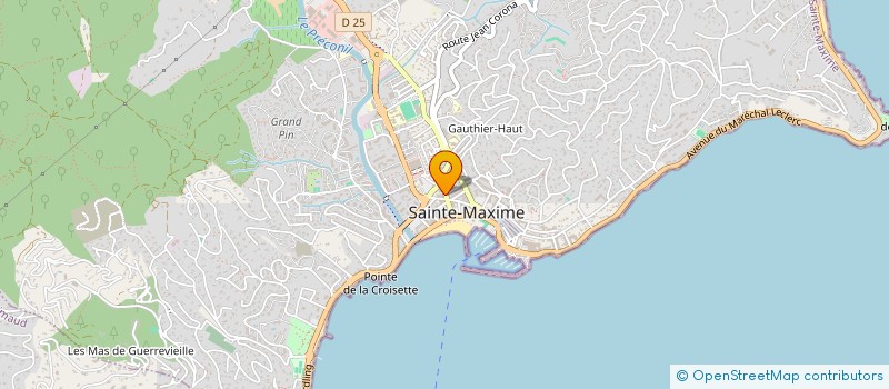 localisation de l'entreprise VALEX ENERGIE à SAINTE-MAXIME