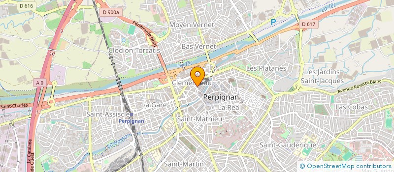 localisation de l'entreprise VALEX IMMO  PERPIGNAN