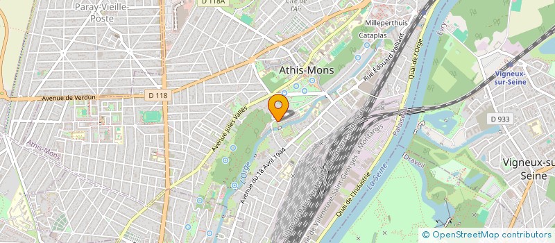 localisation de l'entreprise VALEX RENOV à ATHIS MONS