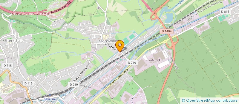 localisation de l'entreprise VALEX SARL  MONSWILLER