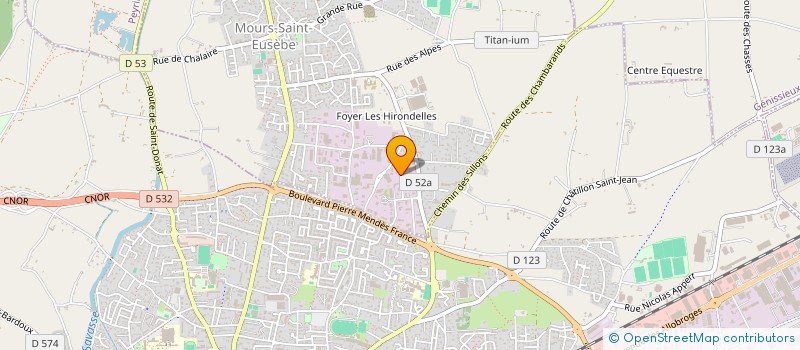 localisation de l'entreprise VALEXANE IMMO  MOURS-SAINT-EUSEBE