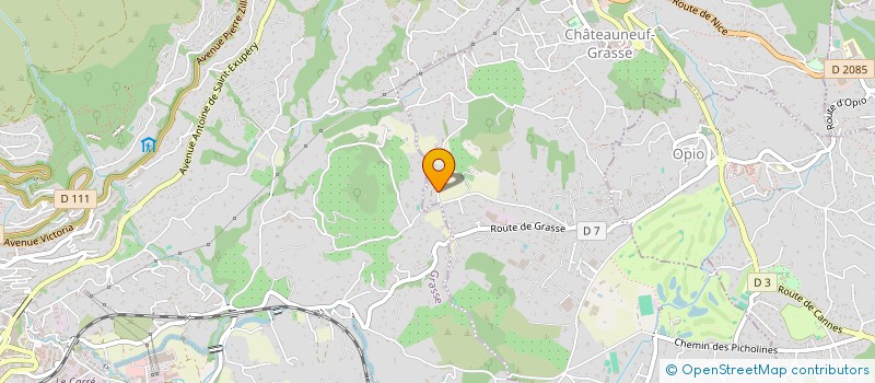 localisation de l'entreprise VALEXCY  CHATEAUNEUF-GRASSE