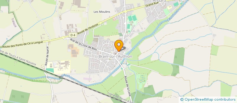 localisation de l'entreprise VALEXINELO  LOIRE-AUTHION