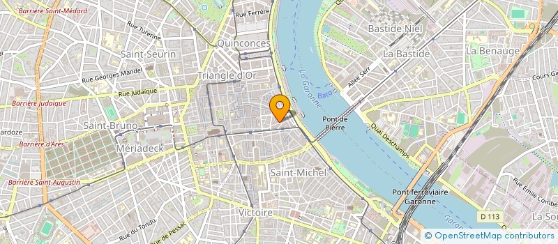 localisation de l'entreprise VALEXPER CONSEIL à BORDEAUX