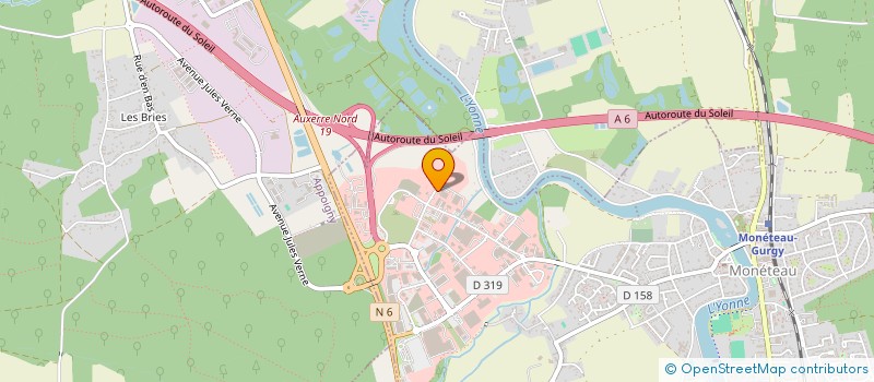 localisation de l'entreprise VALEXPRESS à MONETEAU