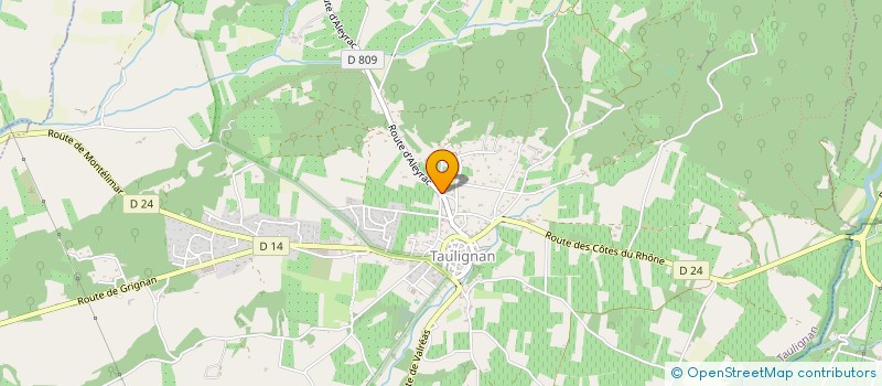 localisation de l'entreprise VALEYRAC  TAULIGNAN