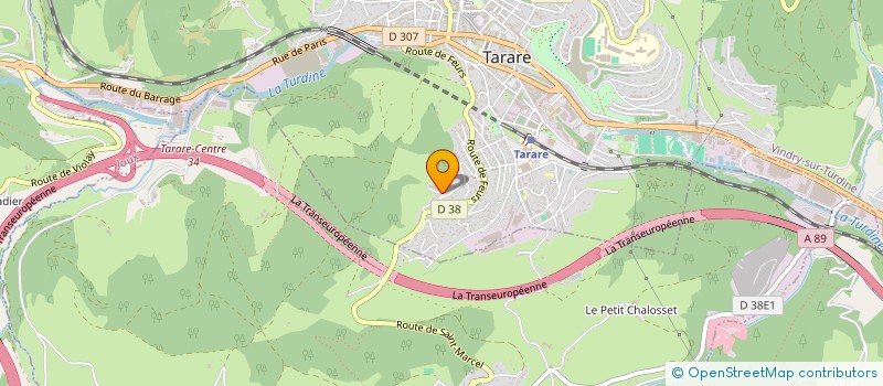 localisation de l'entreprise VALF  TARARE