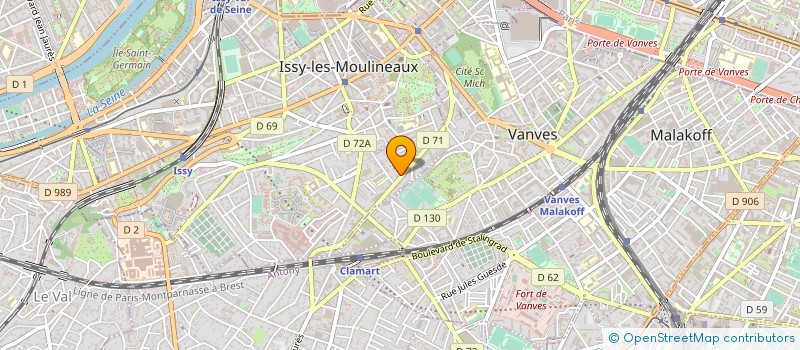 localisation de l'entreprise VALFA COMMUNICATION à ISSY-LES-MOULINEAUX