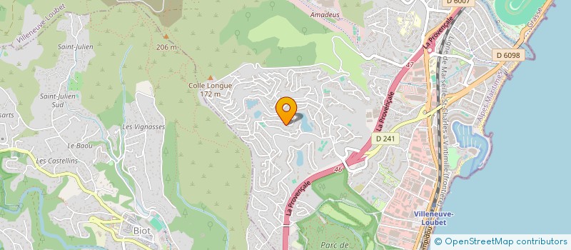 localisation de l'entreprise VALFAMILY  VILLENEUVE-LOUBET