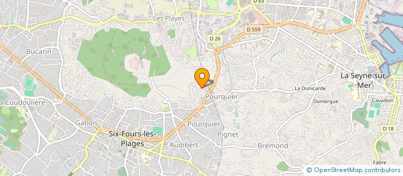 localisation de l'entreprise VALFASY à SIX-FOURS-LES-PLAGES